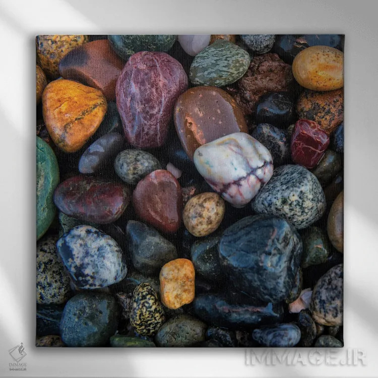 تابلو صخرههای اقیانوس II اثر اندی اموس - نمای روبهرو روی دیوار