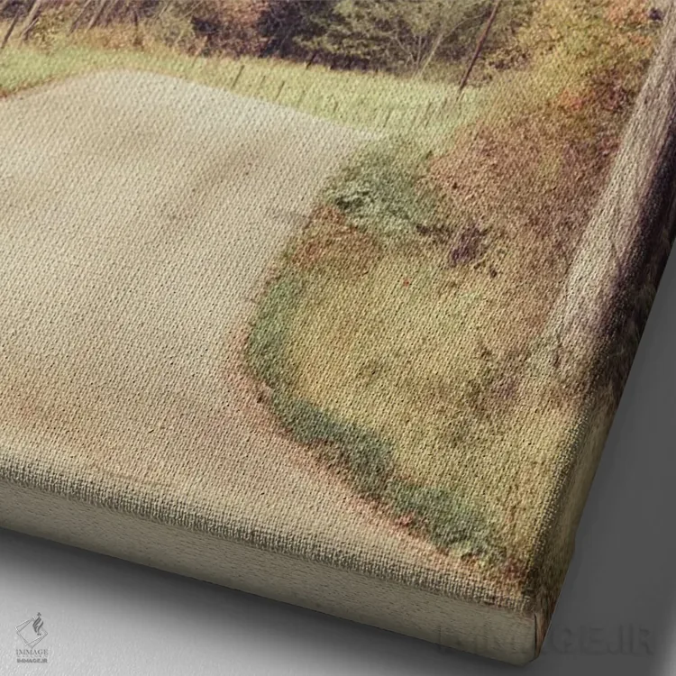 تابلو در امتداد مسیر اثر اندی اموس - نمای نزدیک بافت بوم