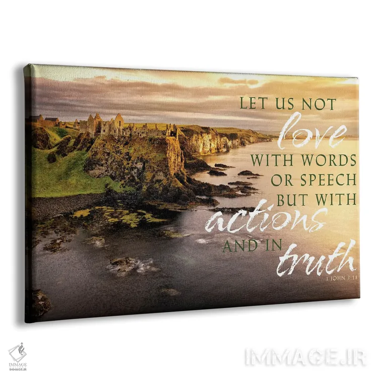 تابلو عشق با عمل اثر اندی اموس - نمای پرسپکتیو محصول