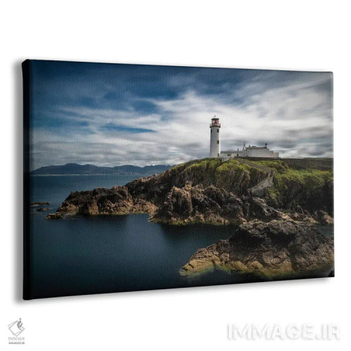 تابلو فانوس دریایی در لبهٔ اقیانوس اثر اندی اموس - نمای پرسپکتیو محصول