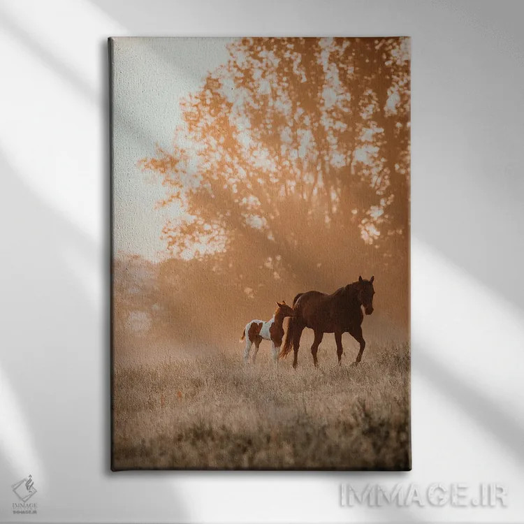 تابلو در کنار تو احساس امنیت داشتن اثر آنا آرشینگر - نمای روبهرو روی دیوار