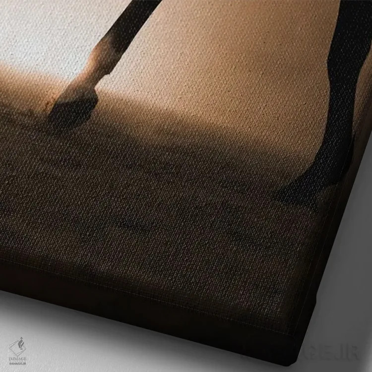 تابلو تماس مقدس اثر آنا آرشینگر - نمای نزدیک بافت بوم