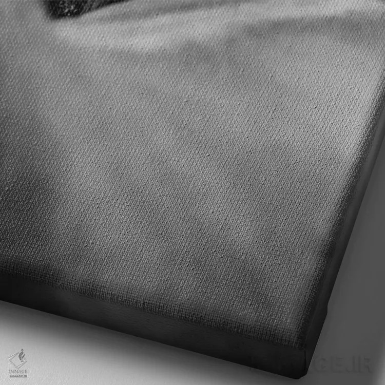 تابلو از میان باران اثر آنا آرشینگر - نمای نزدیک بافت بوم