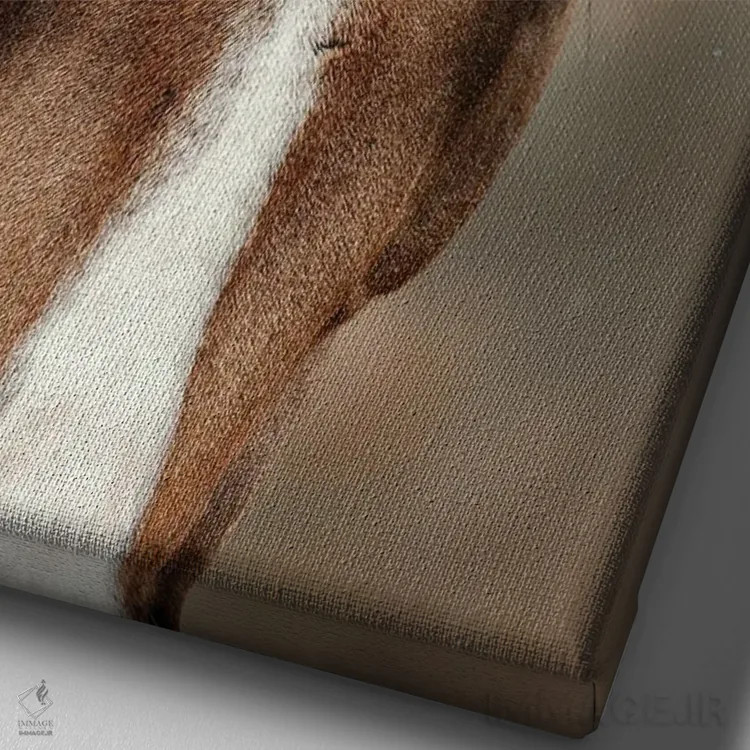 تابلو عدم تقارن رازآلود اثر آنا آرشینگر - نمای نزدیک بافت بوم