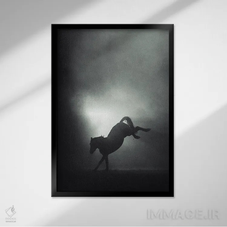 تابلو رهایی یافتن اثر آنا آرشینگر - نمای قابدار مشکی