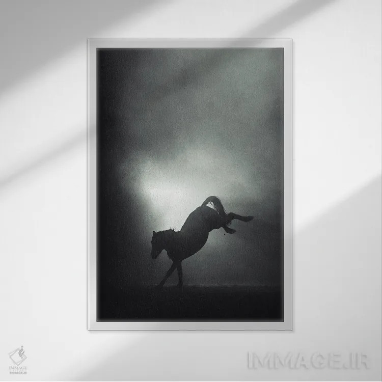 تابلو رهایی یافتن اثر آنا آرشینگر - نمای قابدار سفید