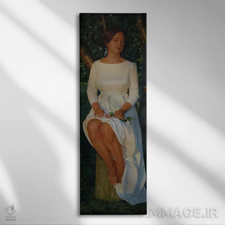 تابلو نور شامگاهی اثر آرتور آنوخین - نمای روبهرو روی دیوار