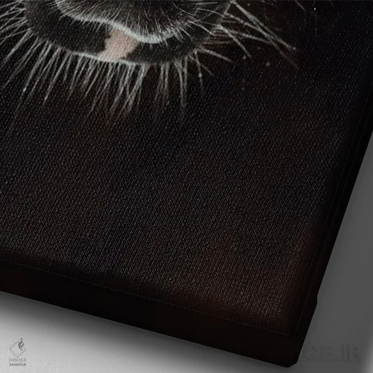 تابلو تحمل طوفان اثر آنا آرشینگر - نمای نزدیک بافت بوم