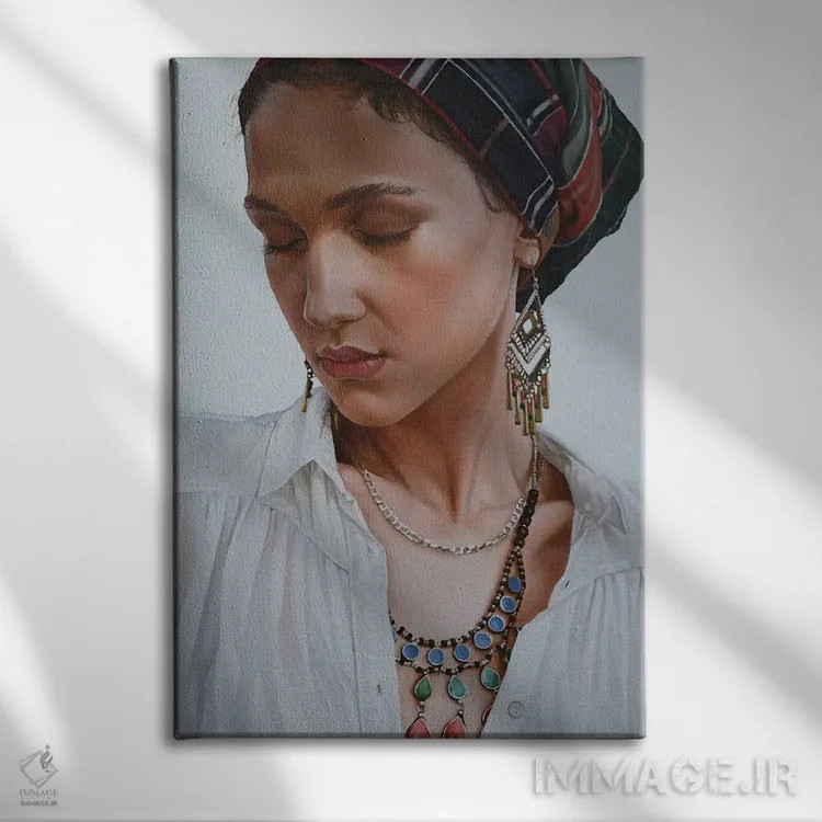 تابلو آنیتا (نام) اثر آرتور آنوخین - نمای روبهرو روی دیوار