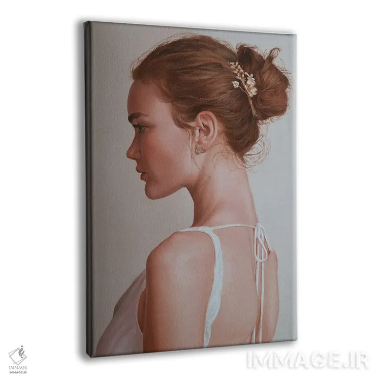 تابلو دختر با سنجاق سر اثر آرتور آنوخین - نمای پرسپکتیو محصول