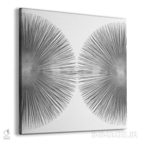 تابلو تابش خورشید نقرهای ۲ اثر ابی یانگ - نمای پرسپکتیو محصول