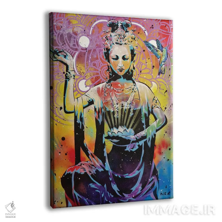 تابلو چاکرای هماهنگ اثر آبسی آرت اتک - نمای پرسپکتیو محصول