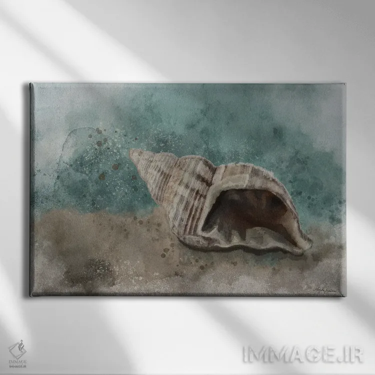 تابلو گنج دریایی ۲ اثر آنجلا بادن - نمای روبهرو روی دیوار