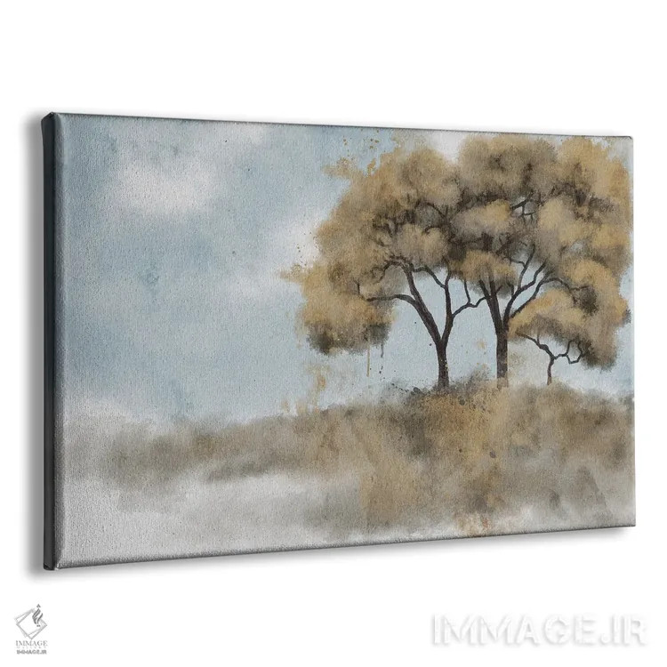 تابلو درختان آرام اثر آنجلا بادن - نمای پرسپکتیو محصول