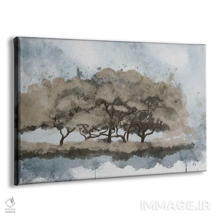 تابلو منظرهٔ آرام درختان اثر آنجلا بادن - نمای پرسپکتیو محصول