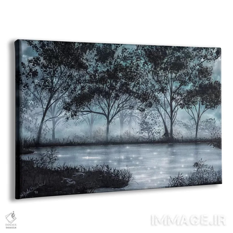 تابلو رویای مهتابی اثر آنجلا بادن - نمای پرسپکتیو محصول