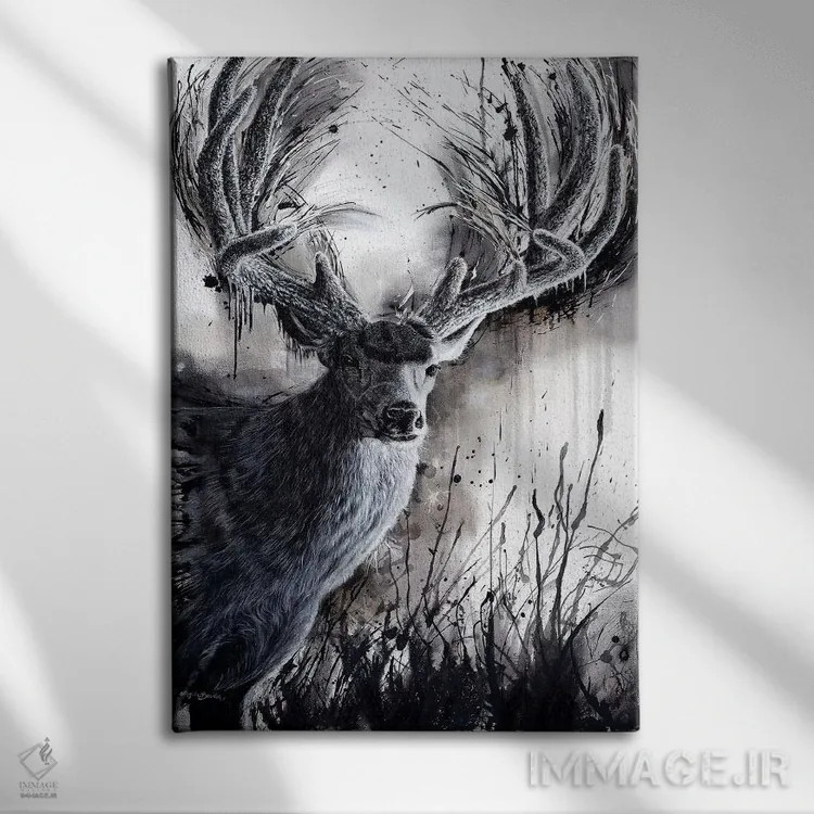 تابلو شاهزاده پونسازگانت (نام منطقه) اثر آنجلا بادن - نمای روبهرو روی دیوار