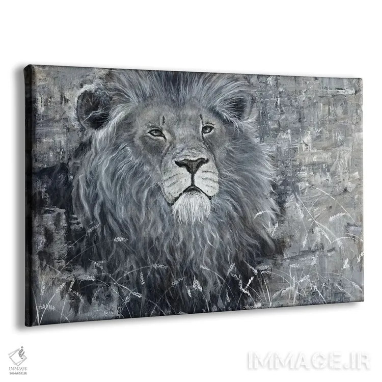 تابلو قدرت شیر گله اثر آنجلا بادن - نمای پرسپکتیو محصول