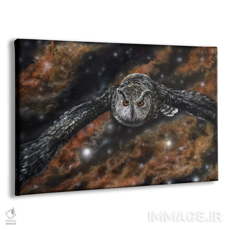 تابلو بالهای خاموش اثر آنجلا بادن - نمای پرسپکتیو محصول