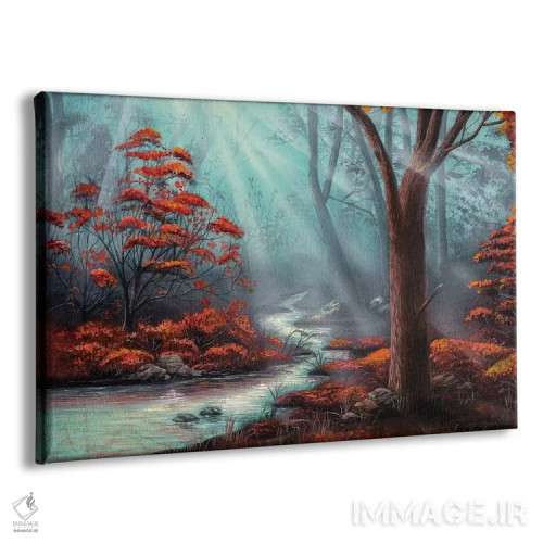 تابلو جنگل آرام اثر آنجلا بادن - نمای پرسپکتیو محصول
