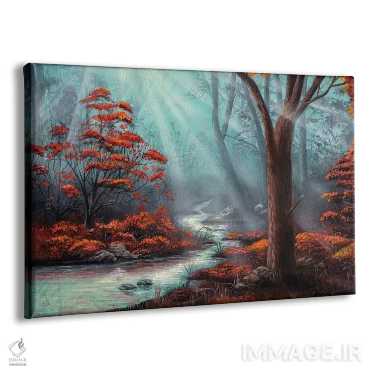 تابلو جنگل آرام اثر آنجلا بادن - نمای پرسپکتیو محصول