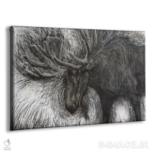 تابلو گوزن رامنشده اثر آنجلا بادن - نمای پرسپکتیو محصول