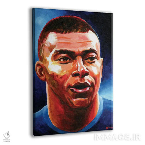 تابلو کیلیان امباپه (بازیکن فوتبال) اثر الکس استاچبری - نمای پرسپکتیو محصول