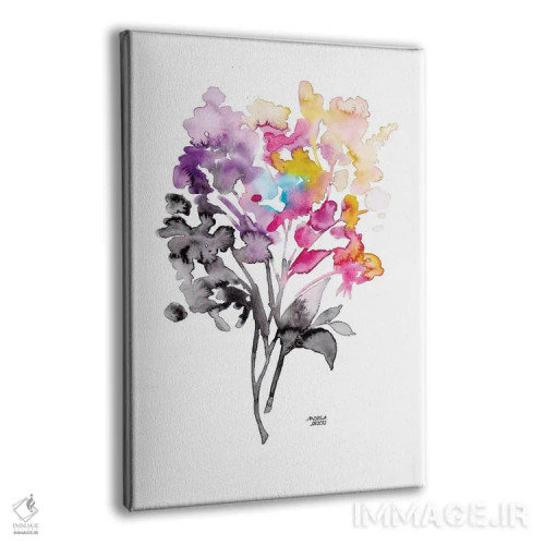 تابلو دستهگل رنگارنگ اثر آندریا بیجو - نمای پرسپکتیو محصول