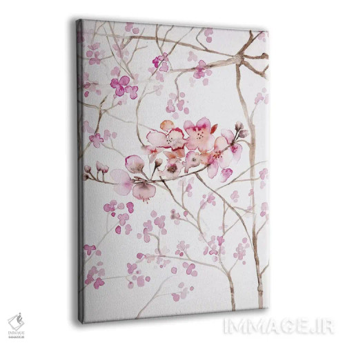 تابلو شکوفههای گیلاس اثر آندریا بیجو - نمای پرسپکتیو محصول