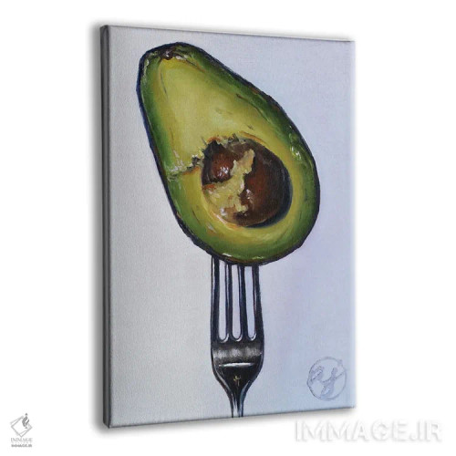 تابلو چنگال را فرو کن اثر ابرا جانسون - نمای پرسپکتیو محصول