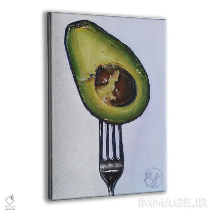 تابلو چنگال را فرو کن اثر ابرا جانسون - نمای پرسپکتیو محصول