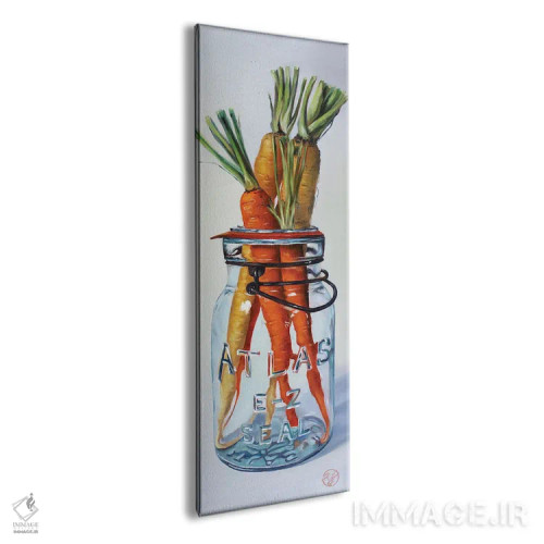 تابلو خوراک خرگوش اثر ابرا جانسون - نمای پرسپکتیو محصول