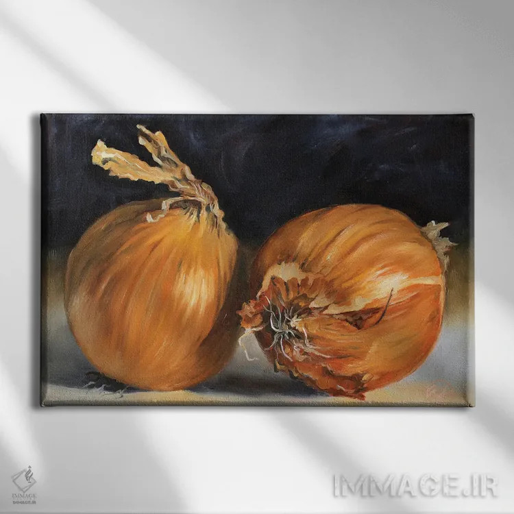 تابلو دوتایی بدبو اثر ابرا جانسون - نمای روبهرو روی دیوار