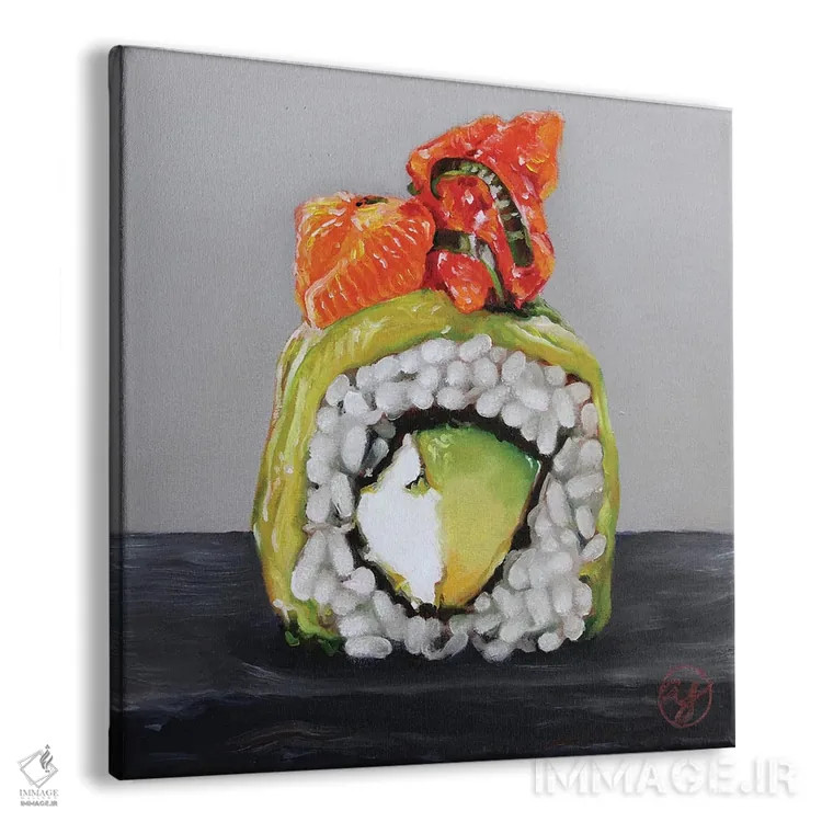 تابلو سوشی ۳ اثر ابرا جانسون - نمای پرسپکتیو محصول
