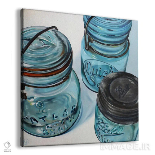 تابلو سه شیشه اثر ابرا جانسون - نمای پرسپکتیو محصول