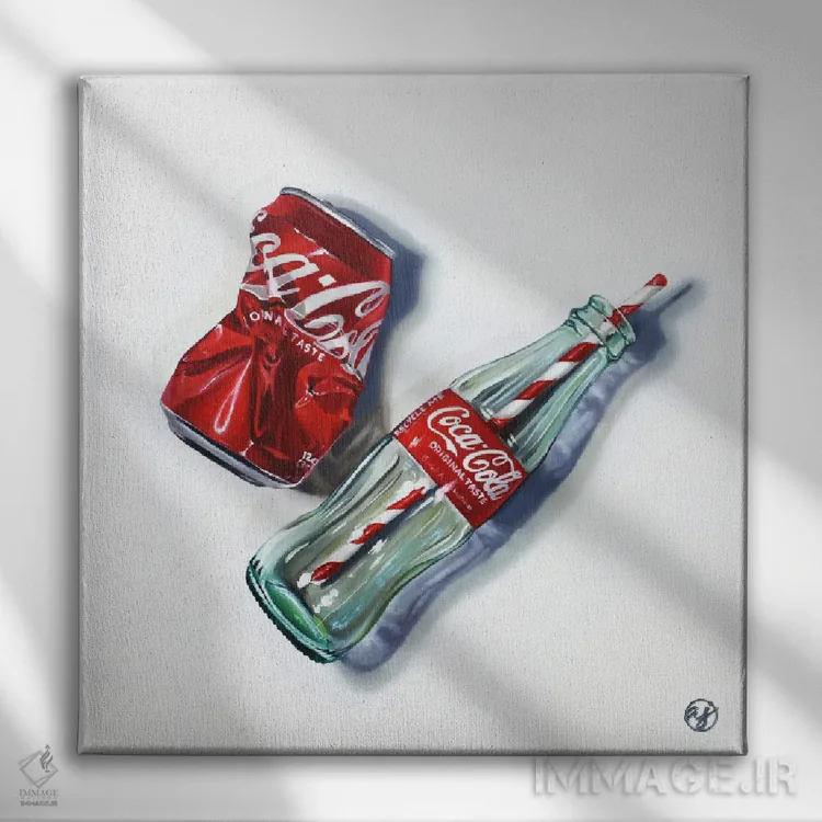 تابلو بازیافت در استودیو اثر ابرا جانسون - نمای روبهرو روی دیوار