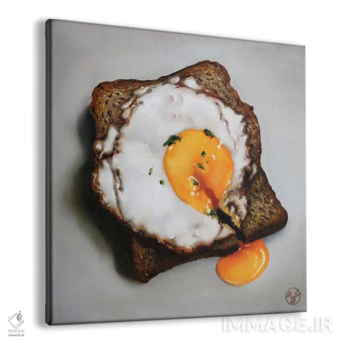 تابلو تست تخممرغ اثر ابرا جانسون - نمای پرسپکتیو محصول