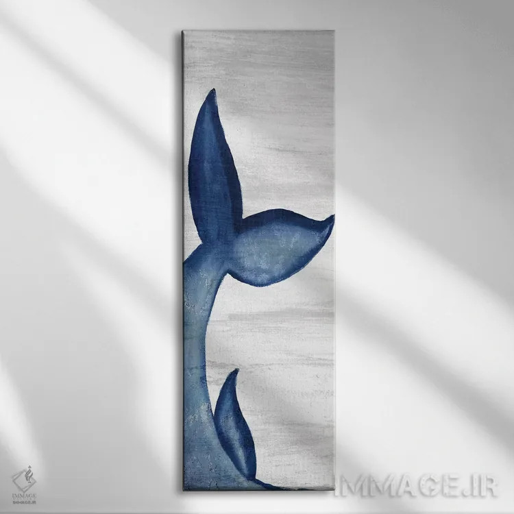 تابلو دم نهنگها I اثر آن بیلی - نمای روبهرو روی دیوار