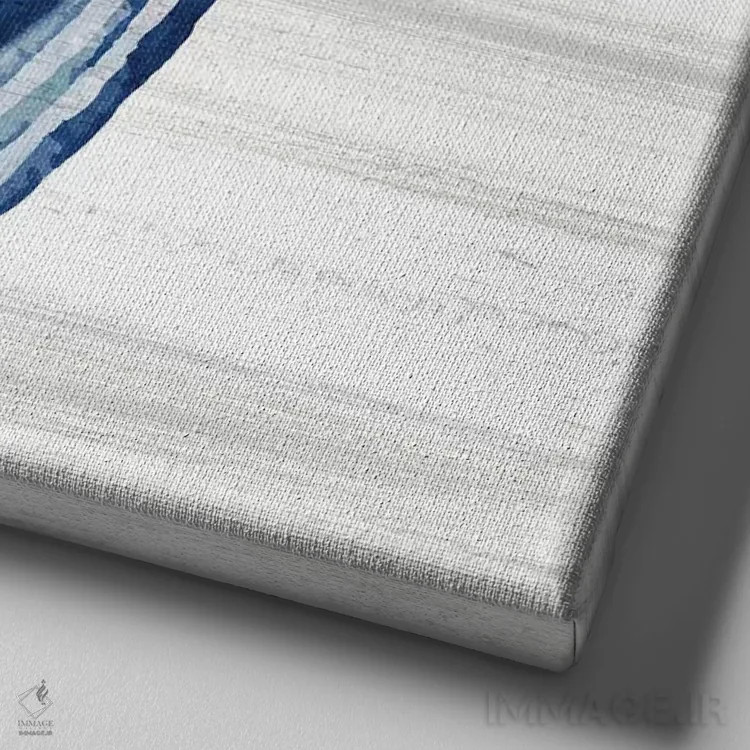 تابلو دم نهنگها II اثر آن بیلی - نمای نزدیک بافت بوم