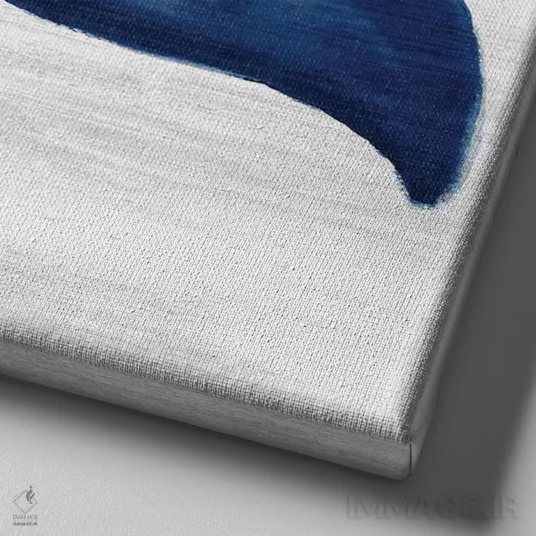 تابلو دم نهنگها III اثر آن بیلی - نمای نزدیک بافت بوم