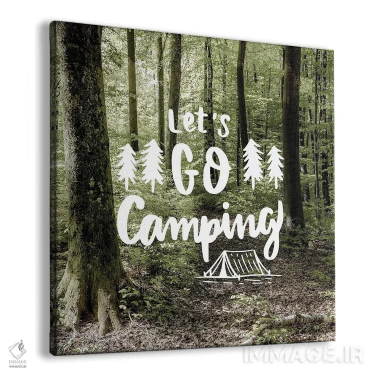 تابلو بیایید کمپینگ برویم اثر آن بیلی - نمای پرسپکتیو محصول