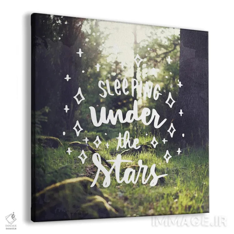 تابلو خوابیدن زیر ستارگان اثر آن بیلی - نمای پرسپکتیو محصول