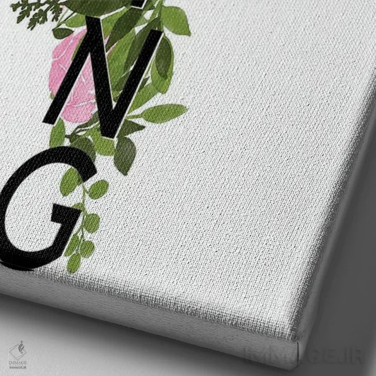 تابلو فیض شگرف II اثر آن بیلی - نمای نزدیک بافت بوم