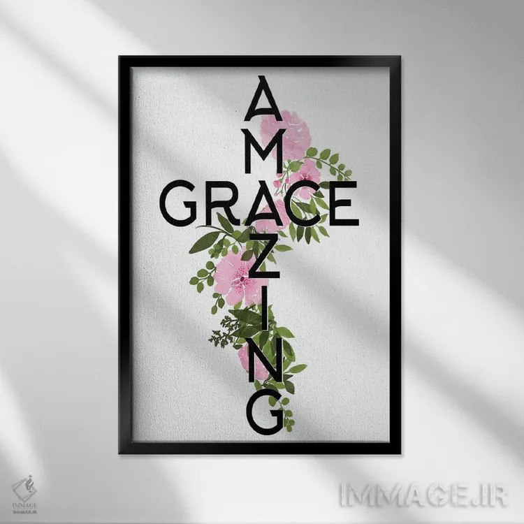 تابلو فیض شگرف II اثر آن بیلی - نمای قابدار مشکی