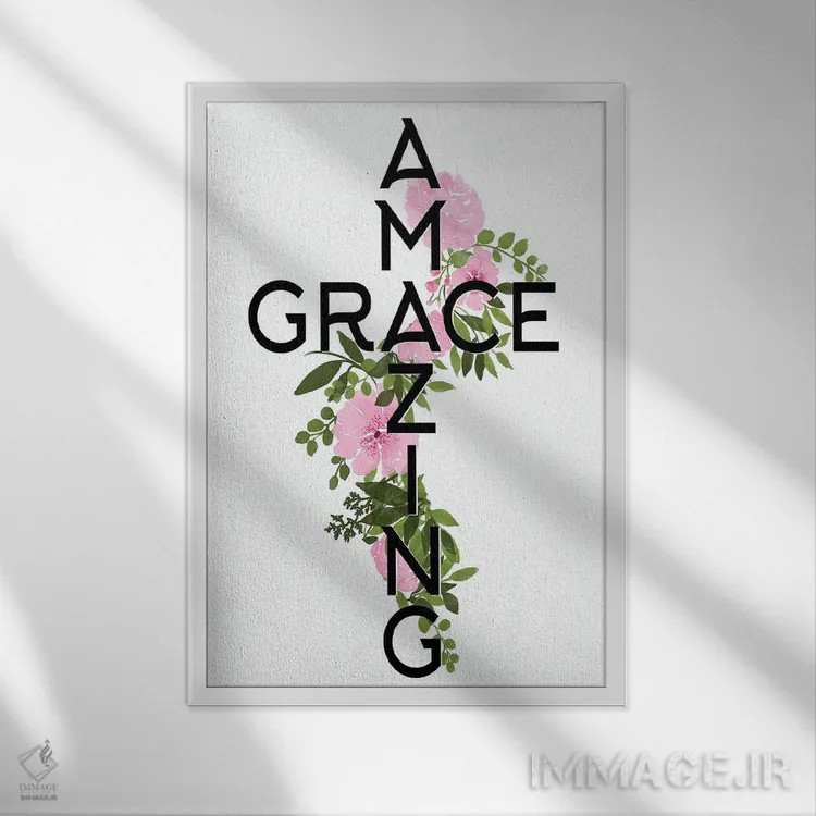 تابلو فیض شگرف II اثر آن بیلی - نمای قابدار سفید