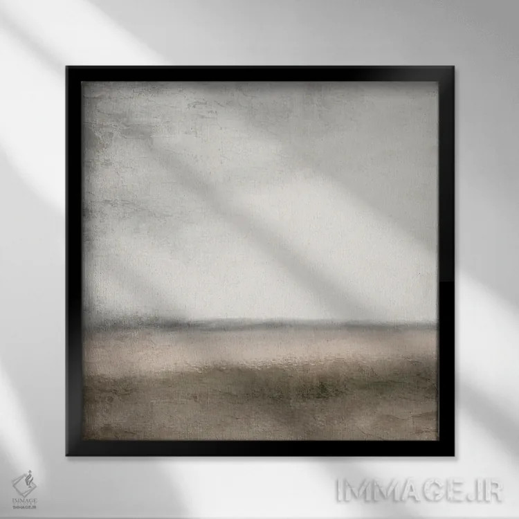 تابلو منظره اثر آن بیلی - نمای قابدار مشکی