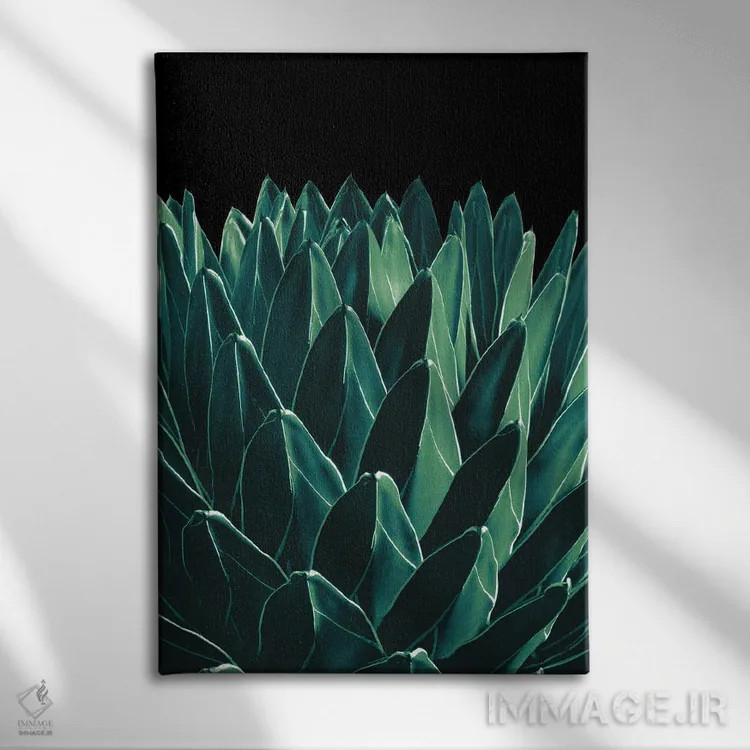 تابلو آگاو شیک XI اثر هنر آنیتا و بلا - نمای روبهرو روی دیوار