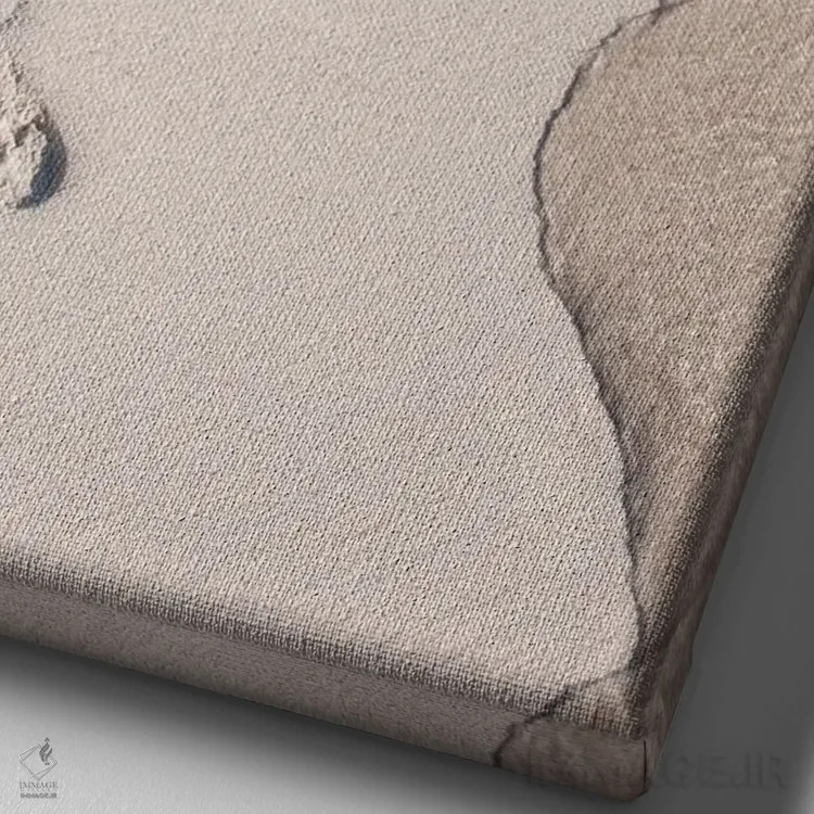 تابلو مرا دنبال کن I اثر هنر آنیتا و بلا - نمای نزدیک بافت بوم