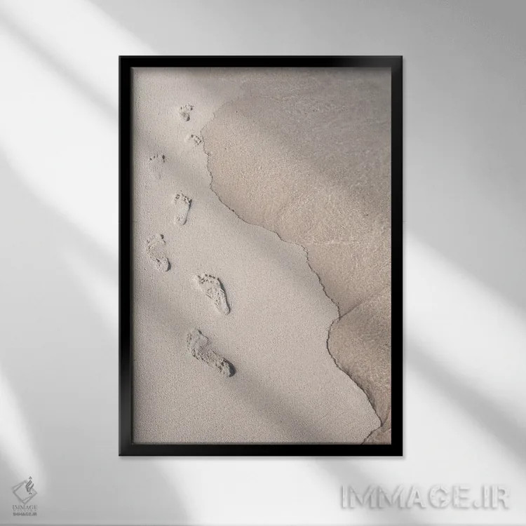 تابلو مرا دنبال کن I اثر هنر آنیتا و بلا - نمای قابدار مشکی