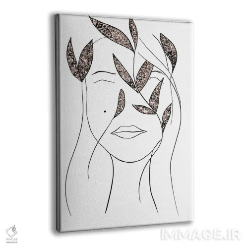 تابلو بانوی درخشان II (درخشش مصنوعی) اثر هنر آنیتا و بلا - نمای پرسپکتیو محصول